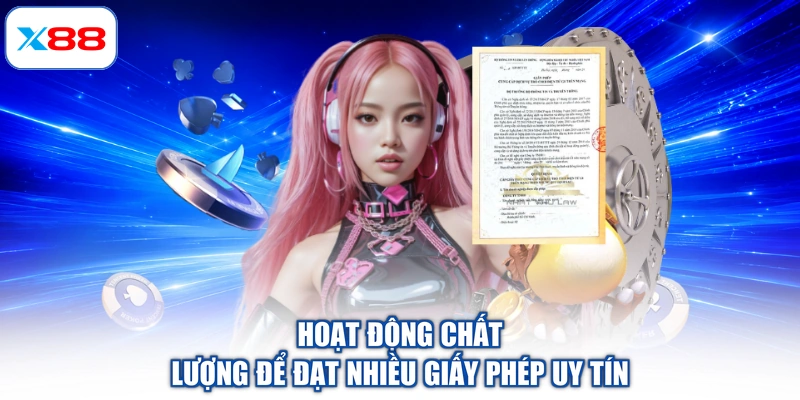 Hoạt động chất lượng để đạt nhiều giấy phép uy tín Hoạt động chất lượng để đạt nhiều giấy phép uy tín