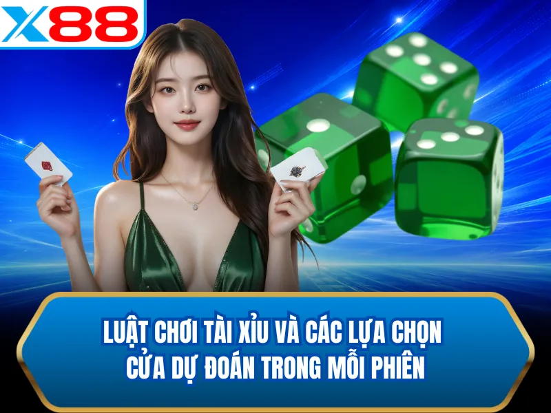 Luật chơi tài xỉu và các lựa chọn cửa dự đoán trong mỗi phiên Luật chơi tài xỉu và các lựa chọn cửa dự đoán trong mỗi phiên