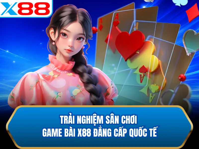 Trải nghiệm sân chơi game bài X88 đẳng cấp quốc tế