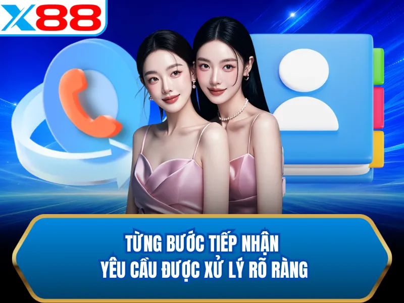 Từng bước tiếp nhận yêu cầu được xử lý rõ ràng
